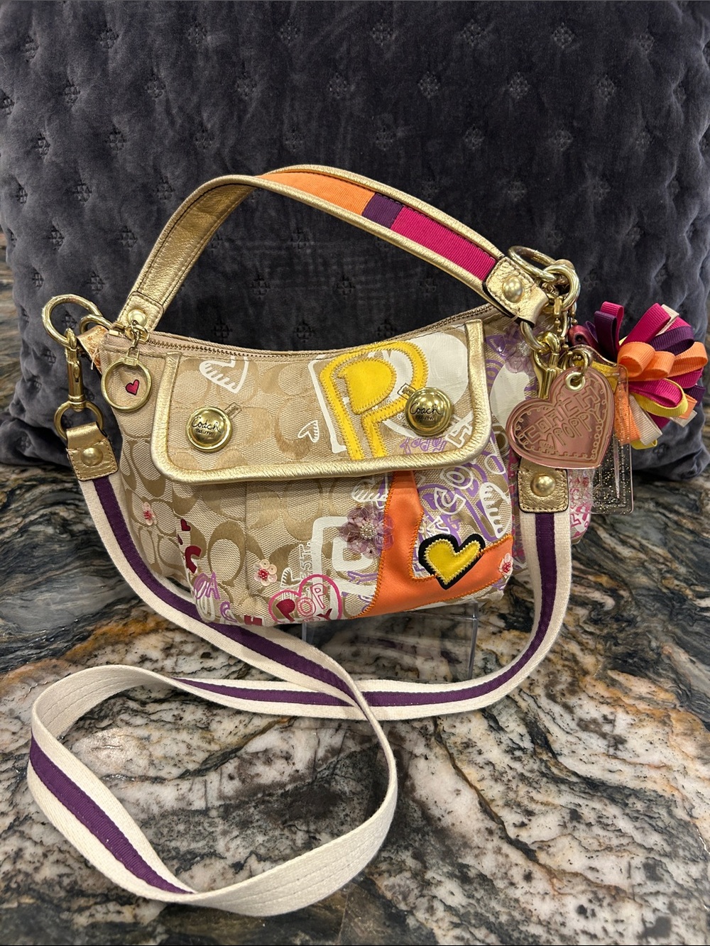 Coach Y2K Signature Poppy Shoulder/Crossbody Bag